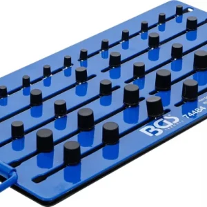 BGS technic Mágneses kitűzőtábla | külső négyszögletes | 36 dugókulcsbetétekhez | 6,3 mm (1/4"), 10 mm (3/8"), 12,5 mm (1/2") (74484) Legnépszerűbb