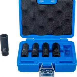 Azonnali szállítás BGS technic Spirálbites dugókulcskészlet /csavarkiszedő, mély | 10 mm (3/8") | 10 - 16 mm | 5 darabos (74568)