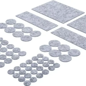 BGS DIY Filc alátét készlet | szürke-melírozott | 80 darabos (80702) Gyors kiszállítás