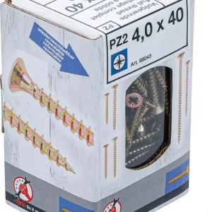 BGS DIY Univerzális csavarok | csillag PZ2 | 4,0 x 40 mm | 150 db (88043) Rendeld meg most