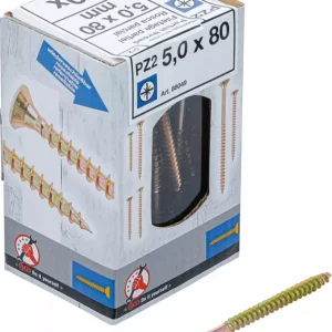 BGS DIY Univerzális csavarok | csillag PZ2 | 5,0 x 80 mm | 50 db (88049) Szuper akció