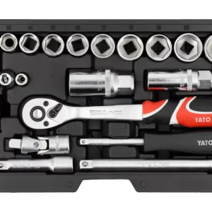 YATO Szerszámkészlet 34 db-os, 1/4", 3/8" hajtószár (YT-38700) Legnépszerűbb