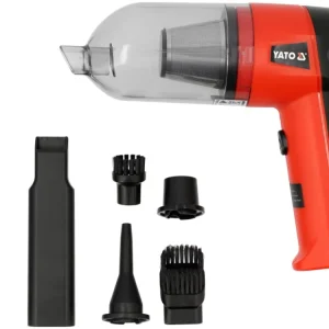 Árcsökkenés YATO Vezeték nélküli autós porszívó, mini kompresszor 7,4V,készlet (YT-85687)