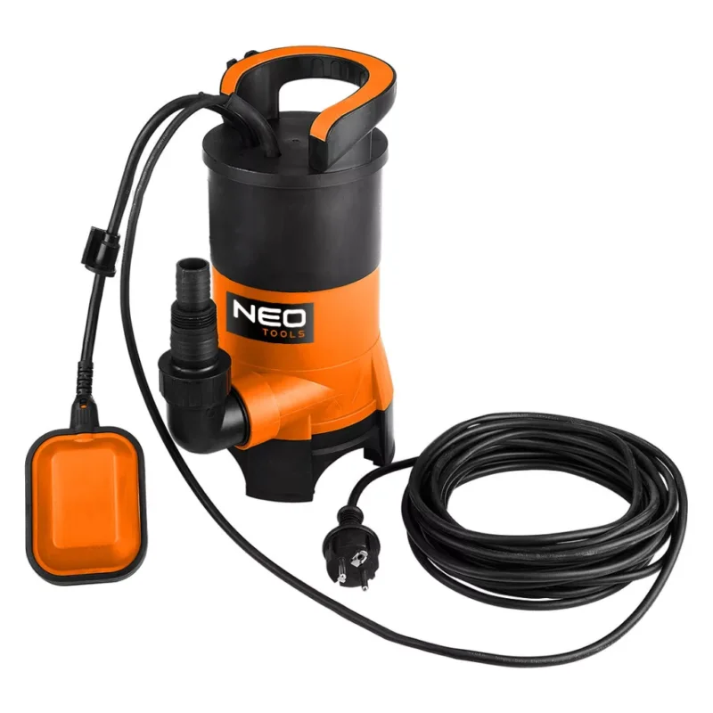 Gyors szállítás NEO Szennyvízszivattyú, műanyag házas, 400W, 8000L/óra (04-745)