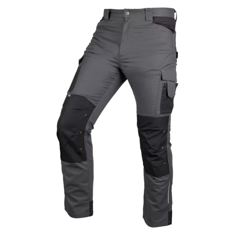 Végkiárusítás NEO Munkásnadrág Mix&Match Canvas, 280g/m2, külső zsebek, Cordura részek, fényvisszav. betétek, szürke-fek., S (81-350-2-S)