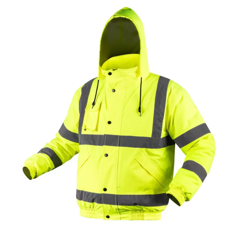 Akciós ár NEO Láthatósági munkavédelmi kabát, könnyű szigetelő béléssel, sárga, XXXL (81-712-XXXL)