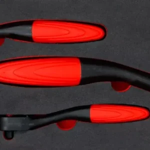BGS DIY Irányváltós racsnis hajtószárés adapter készlet | Finomfogazású | 1/4" - 3/8" - 1/2" | 7 részes (72122) Biztonságos fizetés