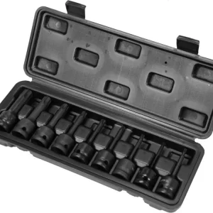 Yato gépi torx hosszú bit dugókulcs készlet 9 részes 1/2" T20-T70 CrMo Biztonságos vásárlás