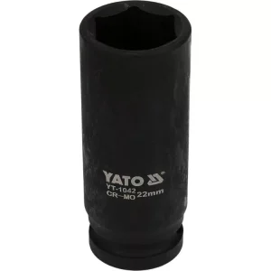 Yato gépi hosszú dugókulcs 1/2" 22 mm CrMo Gyors szállítás