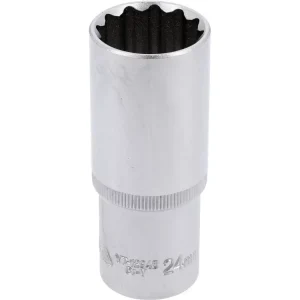 Yato hosszú dugókulcs 12 szögletű 1/2" 24 mm CrV Árengedmény