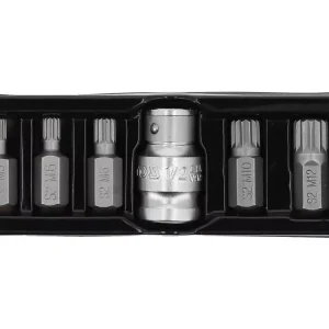 Akciós ár Yato spline bit készlet, 30 mm - 1/2 col - 6 részes