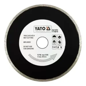 Yato gyémánt vágókorong 180 x 2,2 x 5,3 x 25,4 mm folytonos Gyors kiszállítás