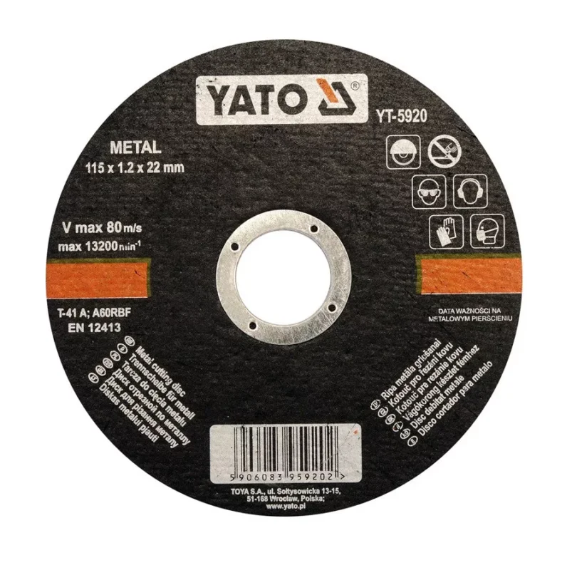 Yato vágókorong fémre 125 x 1,2 x 22 mm Legjobb ár