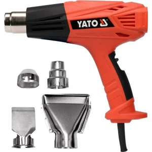 Yato elektromos hőlégfúvó tartozékokkal 450 - 600 °C 2000 W Legnépszerűbb