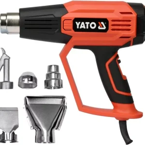 Yato elektromos hőlégfúvó tartozékokkal 50 - 600 °C 2000 W Outlet