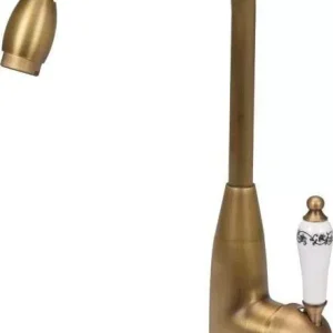 Fala mosogató csaptelep kerámia fogantyúval Retro Bronze 1 Csak ma
