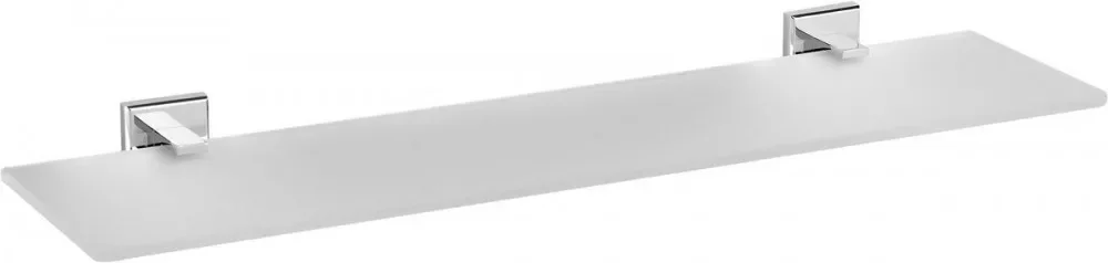Fala fürdőszobai polc üveg 520 mm Quad Króm Árengedmény