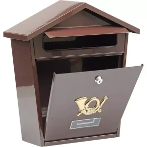 Vorel postaláda barna 380x320x105 mm Bestseller