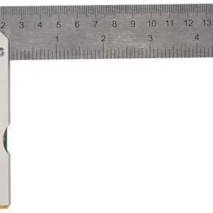 Vorel derékszög vízmértékkel 150 mm Outlet