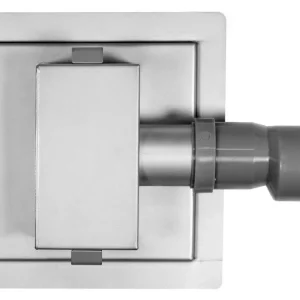 Fala négyzet alakú zuhanylefolyó 200X200 mm WET&DRY Alacsony ár