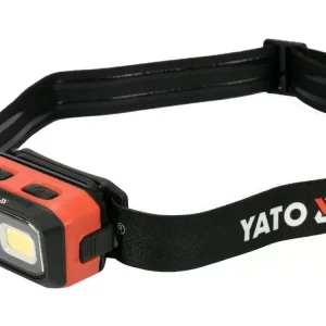 Csak ma Yato akkus / elemes LED fejlámpa 500 lumen mozgásérzékelős (akku + töltő)