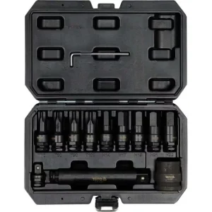Yato gépi hosszú bit dugókulcs készlet 12 részes Torx és Imbusz 1/2", 3/4" kamionos CrMo Utolsó esély