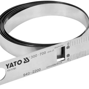 Yato precíziós mérőszalag (+-0,01 mm), átmérő 300-700 mm, körméret 940-2200 mm inox Különleges ajánlat