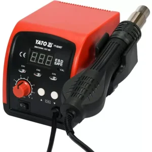 Biztonságos fizetés Yato hőlégfúvó állomás LED kijelző 750 W