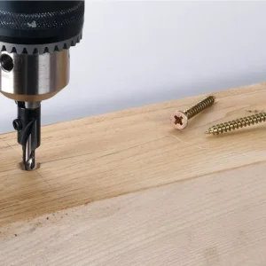 Akció Wolfcraft előfúró süllyesztővel 3.2-12mm 45°