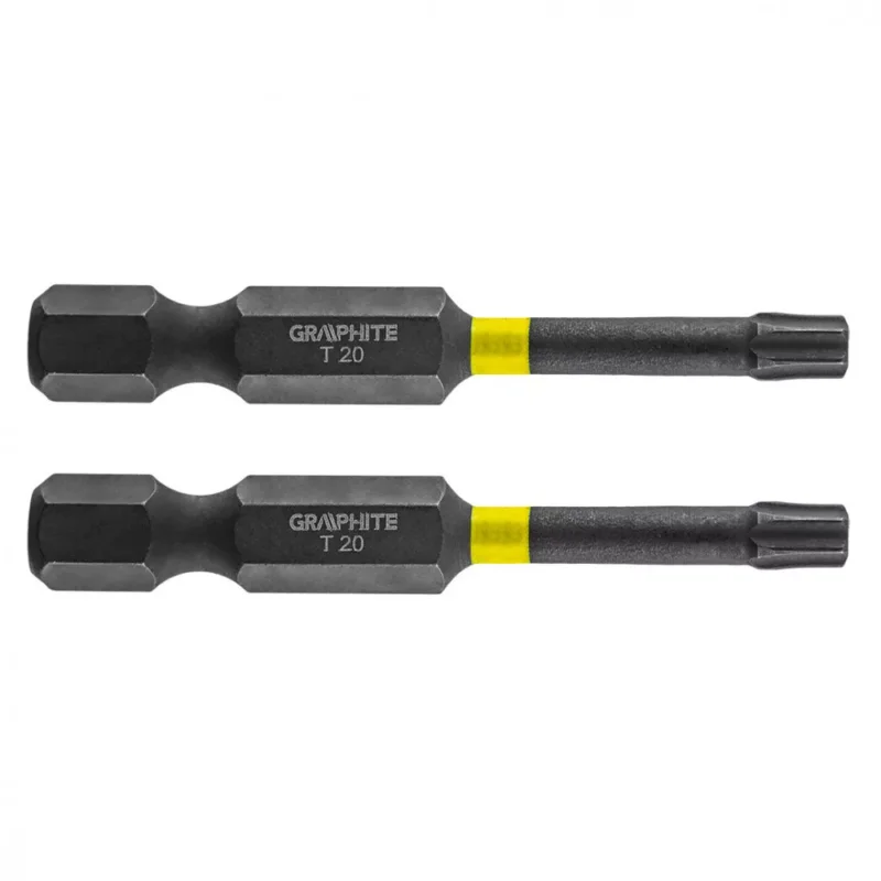 Alacsony ár Graphite torziós ütvecsavarozó bit T20x50 mm, 2 részes