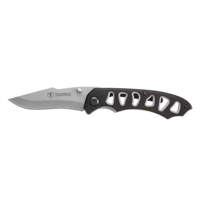 Alacsony ár Topex összecsukható kés retesszel, 8cm, 113 mm