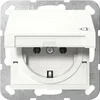 Végkiárusítás GIRA 2P+F csatlakozóaljzat csapófedéllel System 55 matt fehér 445427