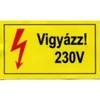 Árengedmény Matrica20x60mm (230V) vinil öntapadó