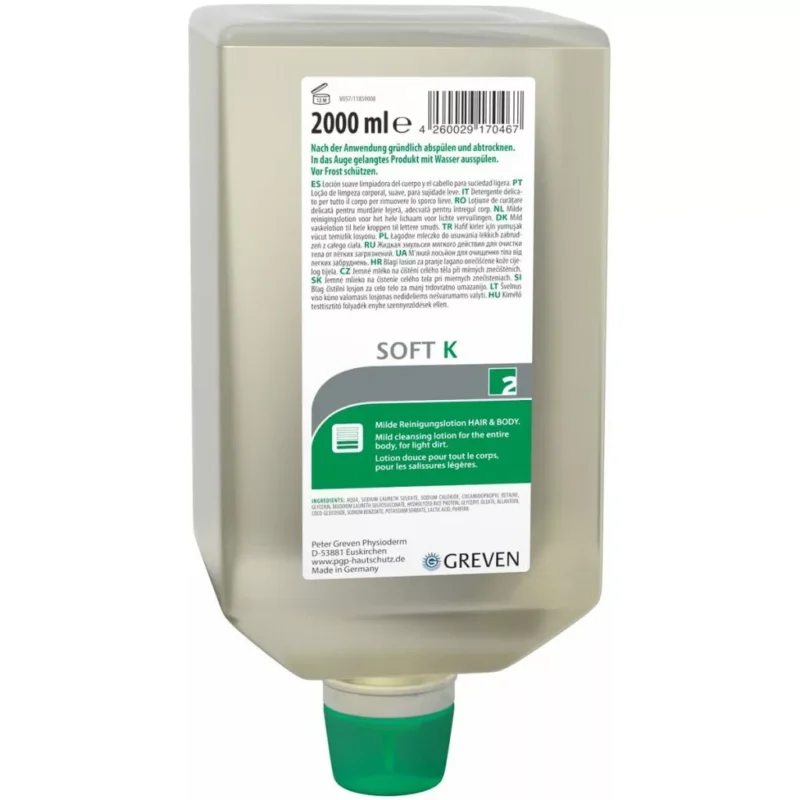 Ajánlat Peter Greven Bőrtisztító tej GREVEN SOFT K 2000 ml