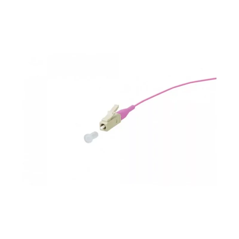 Árengedmény LC optikai szálpigtail, multimódusú OM4 50/125 µm, lila, L=2 méter, pigtail, beltéri, LC, OM4, 2m