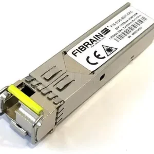 Fibrain, WDM SFP modul, 1GB, LC simplex DDMI, TX:1550nm, RX: 1310nm, 20km, CISCO kompatibils (sárga), beltéri, LC Árcsökkenés