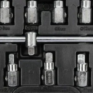 Olajleeresztő kulcs készlet 12 részes 8-13 mm, 8-17 mm 3/8" YATO Nézd meg most
