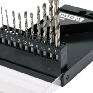 Vedd meg most YATO 10 részes HSS fémfúró klt., 1,5-6mm, HEX