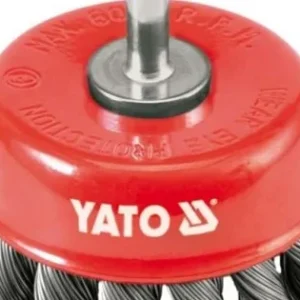 YATO Csapos fazékkefe ø 75mm, INOX acélból, sodrott Outlet