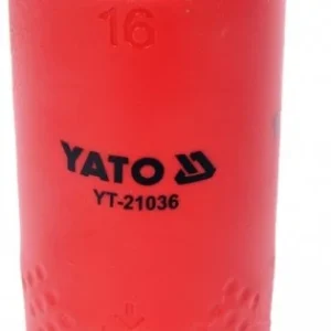 YATO Dugókulcs 1/2" 16 mm 1000V-ig szigetelt CrV Prémium