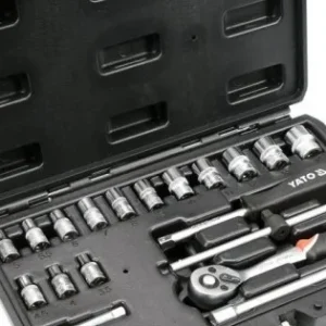 YATO Dugókulcs készlet 20 részes 1/4"-os 3,5-14 mm Szezonális akció