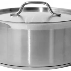 Újdonság YATO GASTRO Lábas fedővel 8 liter 280 x 130 mm inox