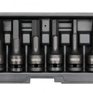 YATO gépi bit dugókulcs készlet imbusz 1/2" 8 részes 6-19 mm Végkiárusítás