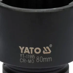 YATO Gépi dugókulcs 12 szögletű 1" 80mm Korlátozott ajánlat