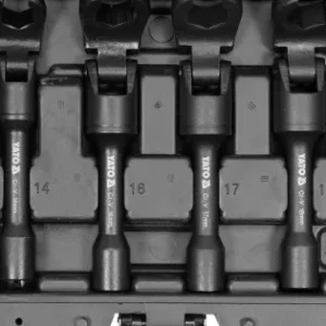 YATO Gépi fékcső-dugókulcs készlet 6 részes 3/8" 12-19 mm Akciós ár