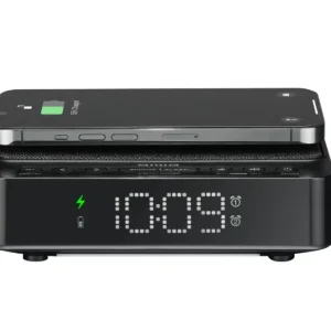 Aiwa CR-30/BK ébresztőóra, vezeték nélküli telefon töltővel (15098) Árcsökkenés
