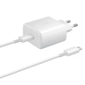 Samsung hálózati töltő Type-C aljzat (65W, PD gyorstöltő + Type-C kábel) FEHÉR Bestseller