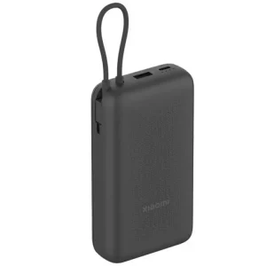 Xiaomi vésztöltő Type-C / USB aljzat (20000mAh, 22,5W, gyorstöltő, LED jelzés + fix Type-C kábel) SÖ Kiárusítás