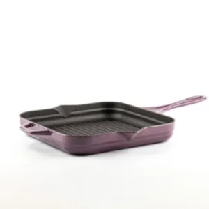 Utolsó esély Hósse zománcozott öntöttvas grill serpenyő 28cmx28cm, levendula (HOS-KIEG-030)