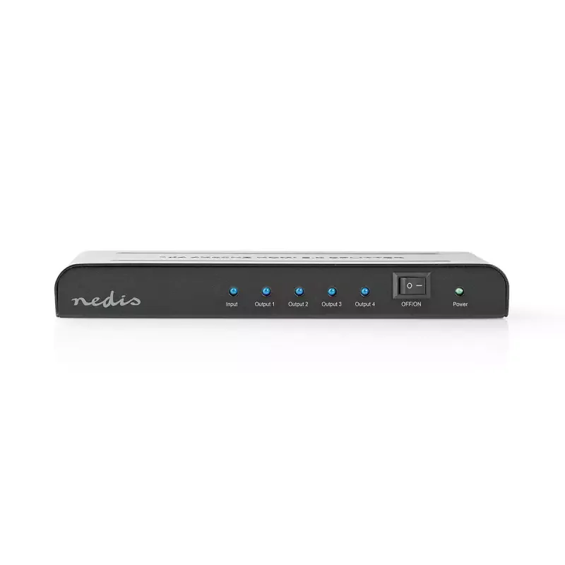 Újdonság Nedis Ultra HD HDMI elosztó, 4 kimenet (VSPL3474AT)